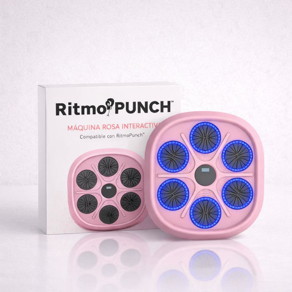 🌸 RitmoPunch | Máquina de Boxeo Musical – Edición Limitada Rosa